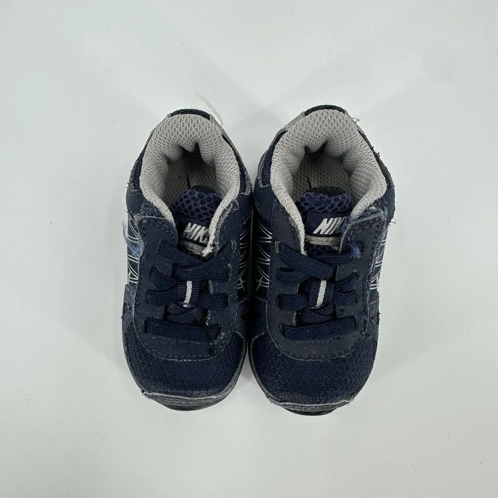Y2K Nike Shox Turbo Sneakers Size 3C Blue Baby Toddler 2010 Cool Kid Streetwear